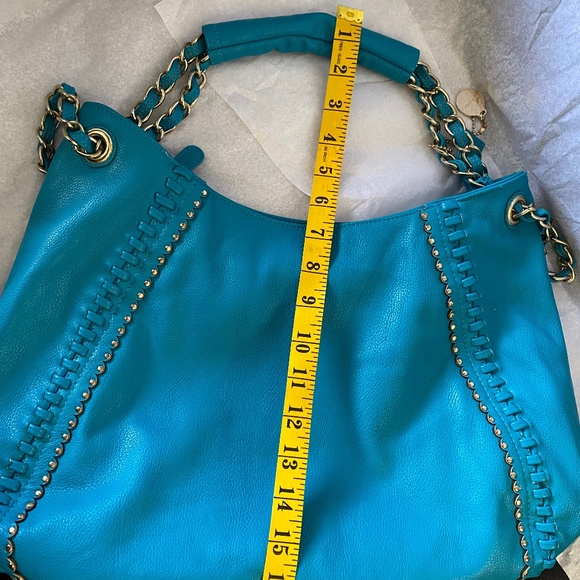 Big Buddha Teal Summer Purse - Picture 14 of 16